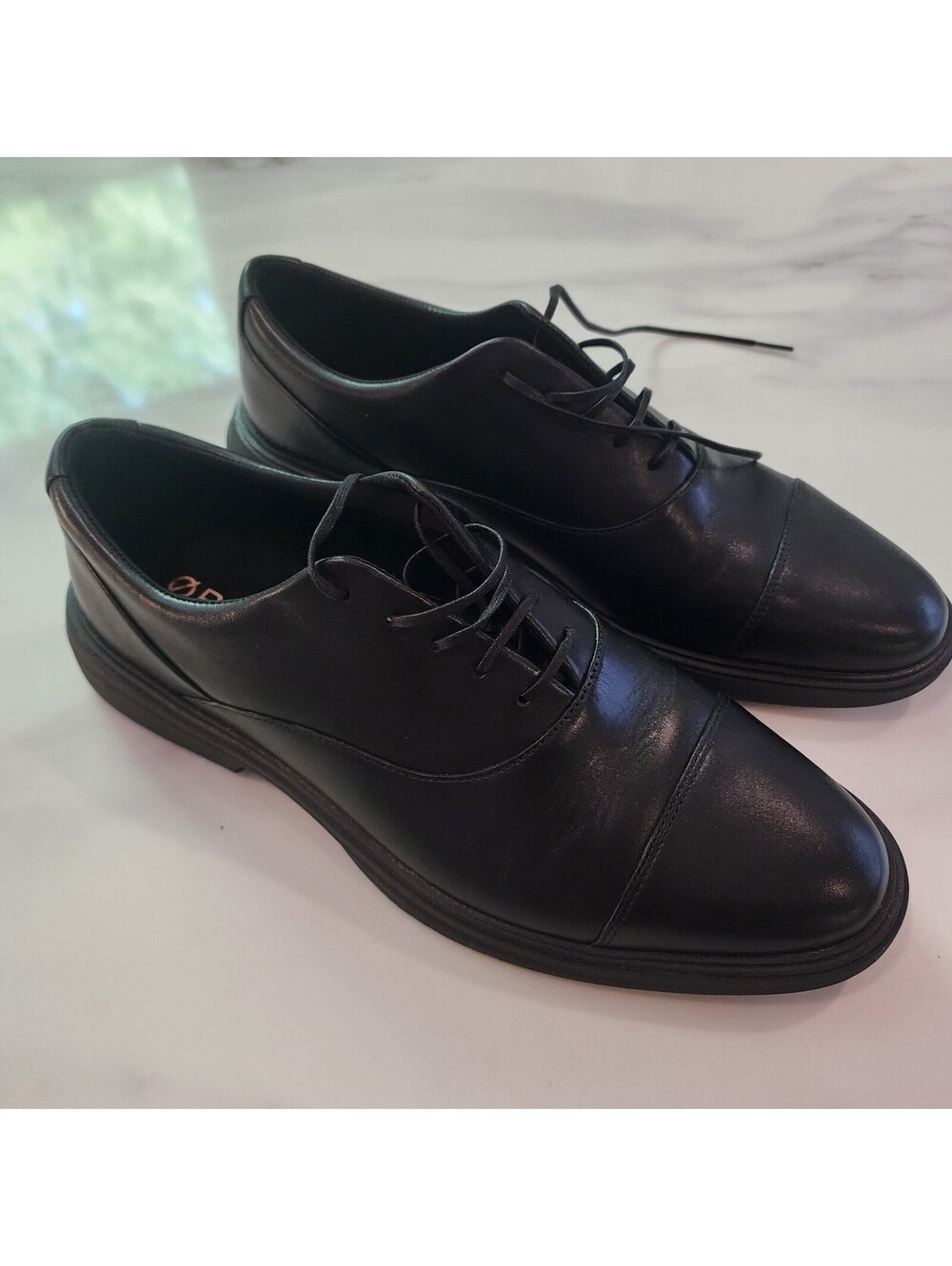 NEW Cole Haan OriginalGrand Black Leather Cap Toe Oxfords Men’s 11.5M